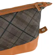 NÉCESSAIRE PLAID - MARROM/ENGLISH GREEN - Foto 9