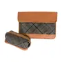 NÉCESSAIRE PLAID - MARROM/ENGLISH GREEN - Foto 11