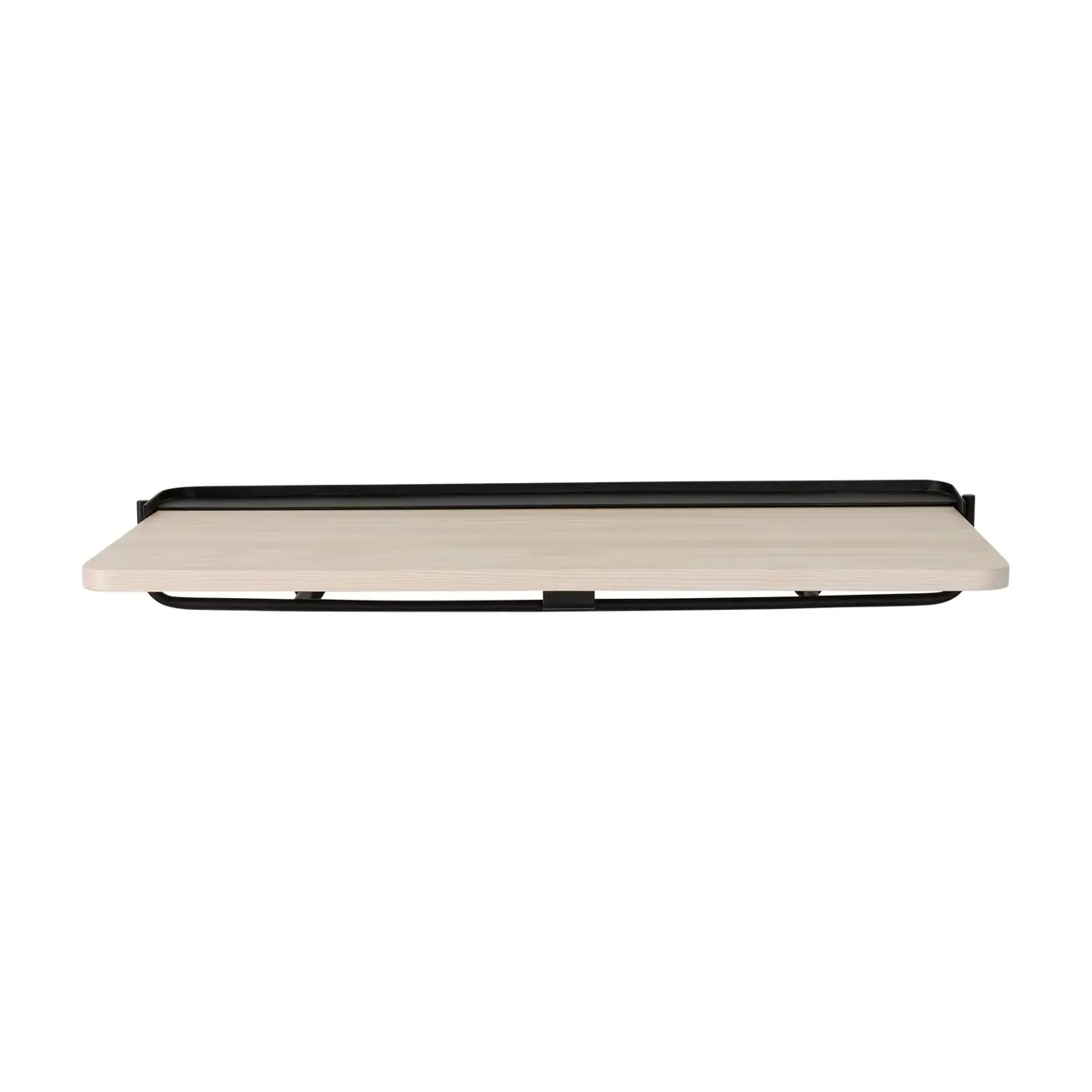 FLIG ESCRIVANINHA PARA PAREDE DOBRÁVEL 82 CM X 40 CM - PRETO/NATURAL WASHED - Foto 1