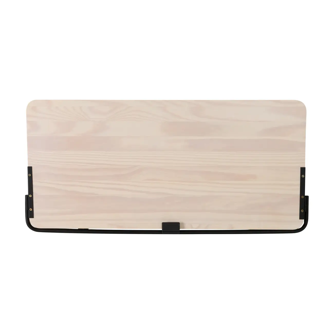 FLIG ESCRIVANINHA PARA PAREDE DOBRÁVEL 82 CM X 40 CM - PRETO/NATURAL WASHED - Foto 3
