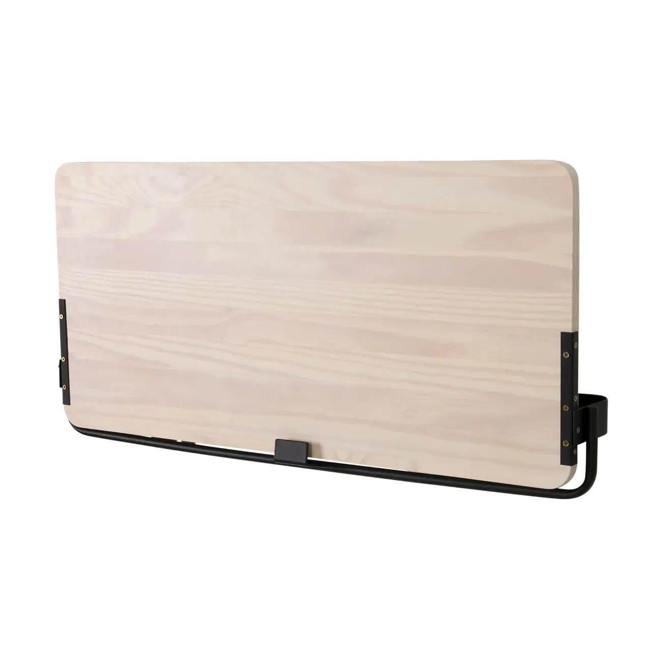 FLIG ESCRIVANINHA PARA PAREDE DOBRÁVEL 82 CM X 40 CM - PRETO/NATURAL WASHED - Foto 4