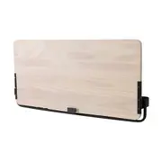 FLIG ESCRIVANINHA PARA PAREDE DOBRÁVEL 82 CM X 40 CM - PRETO/NATURAL WASHED - Foto 4