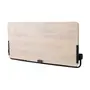 FLIG ESCRIVANINHA PARA PAREDE DOBRÁVEL 82 CM X 40 CM - PRETO/NATURAL WASHED - Foto 4