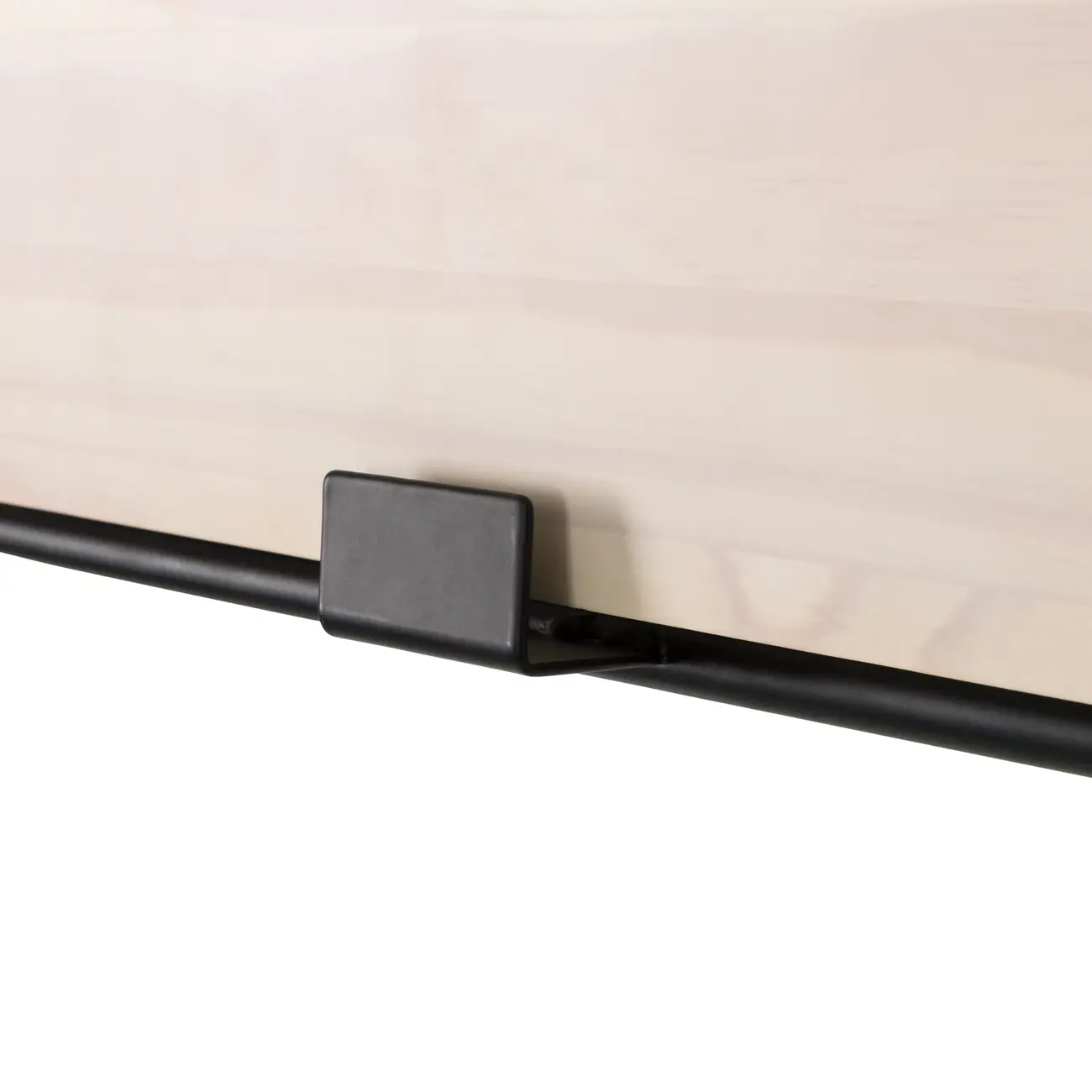 FLIG ESCRIVANINHA PARA PAREDE DOBRÁVEL 82 CM X 40 CM - PRETO/NATURAL WASHED - Foto 5
