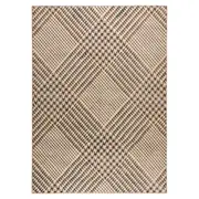 TAPETE 1,50 M X 2 M PLAID - BEGE/MARROM - Foto 2