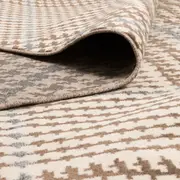 TAPETE 1,50 M X 2 M PLAID - BEGE/MARROM - Foto 5
