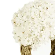 ARGOLA PARA GUARDANAPO COM 2 GALHEIROS SEMPRE VIVA - BRANCO/FIBRA CLARA - Foto 4