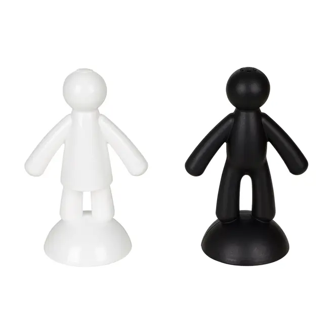 SALEIRO E PIMENTEIRO BUDDY - PRETO/BRANCO - Foto 1