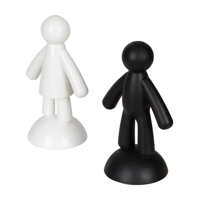 SALEIRO E PIMENTEIRO BUDDY - PRETO/BRANCO - Foto 4