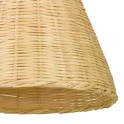 CÚPULA DE TETO 40 CM X 50 CM MAMBU - FIBRA NATURAL - Foto 3