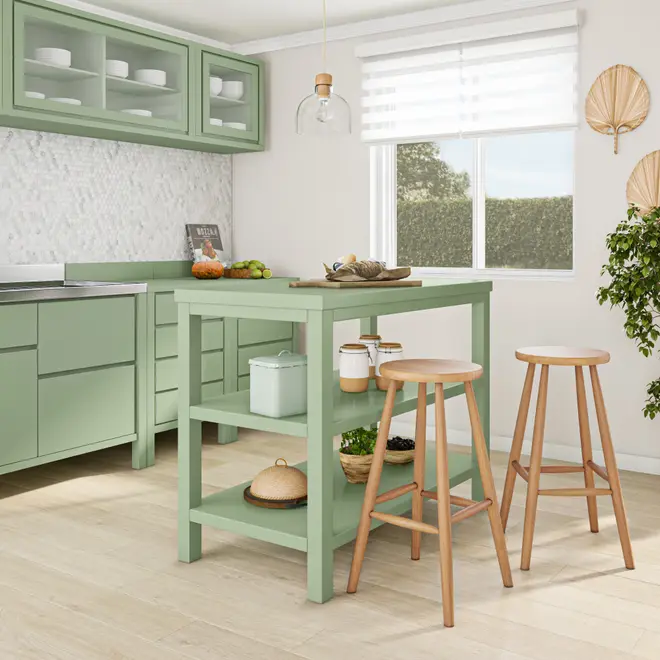 BALCÃO DE COZINHA 1,20 M X 60 CM MASSY - SÁLVIA - Foto 8