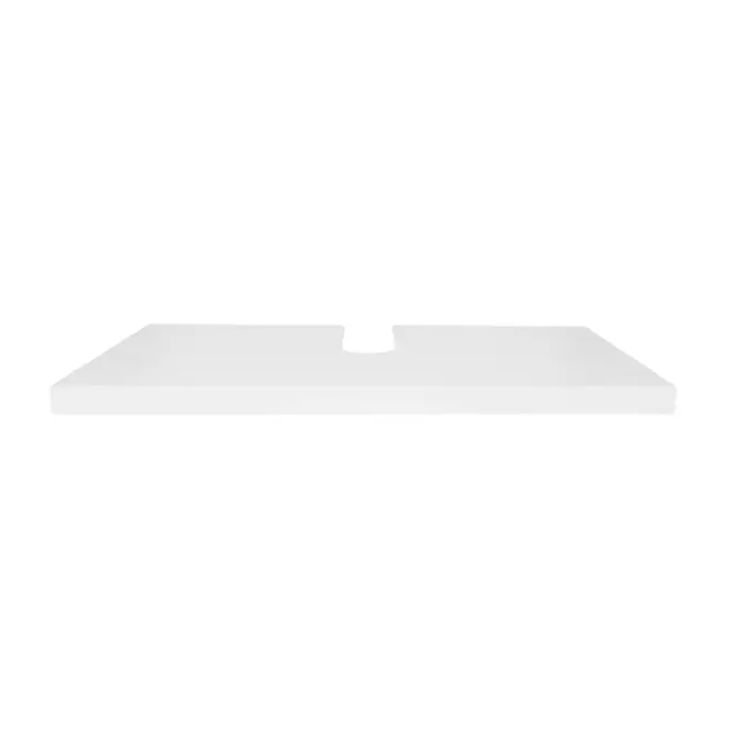 BANCADA PARA CUBA DE BANHEIRO 80 CM HIDRIX - BRANCO - Foto 1