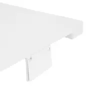 BANCADA PARA CUBA DE BANHEIRO 80 CM HIDRIX - BRANCO - Foto 6