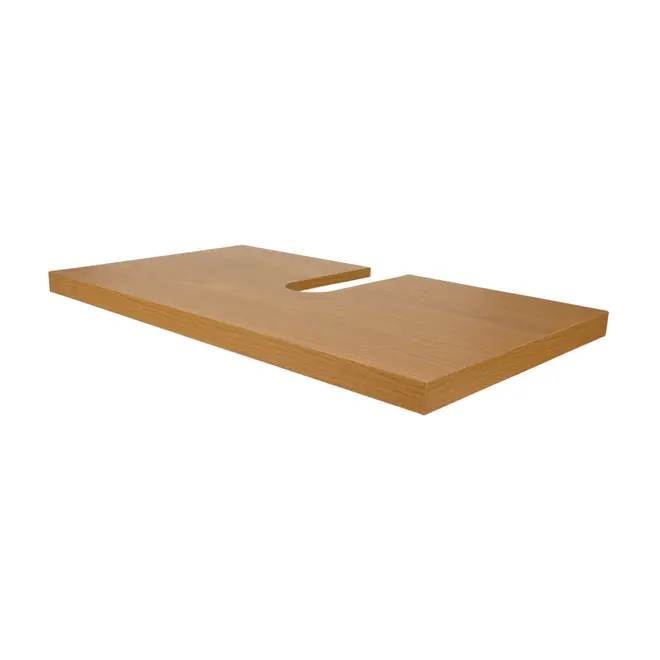 BANCADA PARA CUBA DE BANHEIRO 80 CM HIDRIX - FREIJÓ - Foto 2