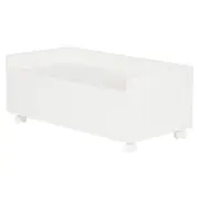 MÓDULO INFERIOR 1 GAVETA COM RODÍZIOS 80 CM HIDRIX - BRANCO - Foto 2