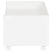 MÓDULO INFERIOR 1 GAVETA COM RODÍZIOS 80 CM HIDRIX - BRANCO - Foto 3