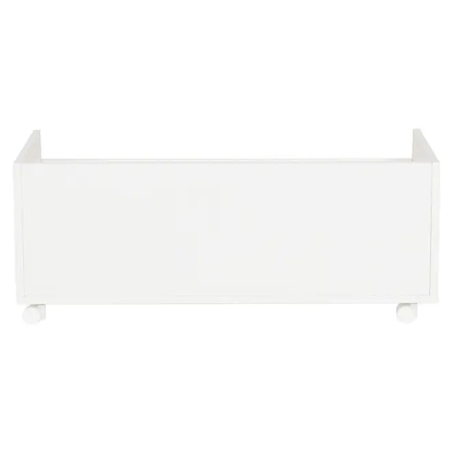 MÓDULO INFERIOR 1 GAVETA COM RODÍZIOS 80 CM HIDRIX - BRANCO - Foto 4