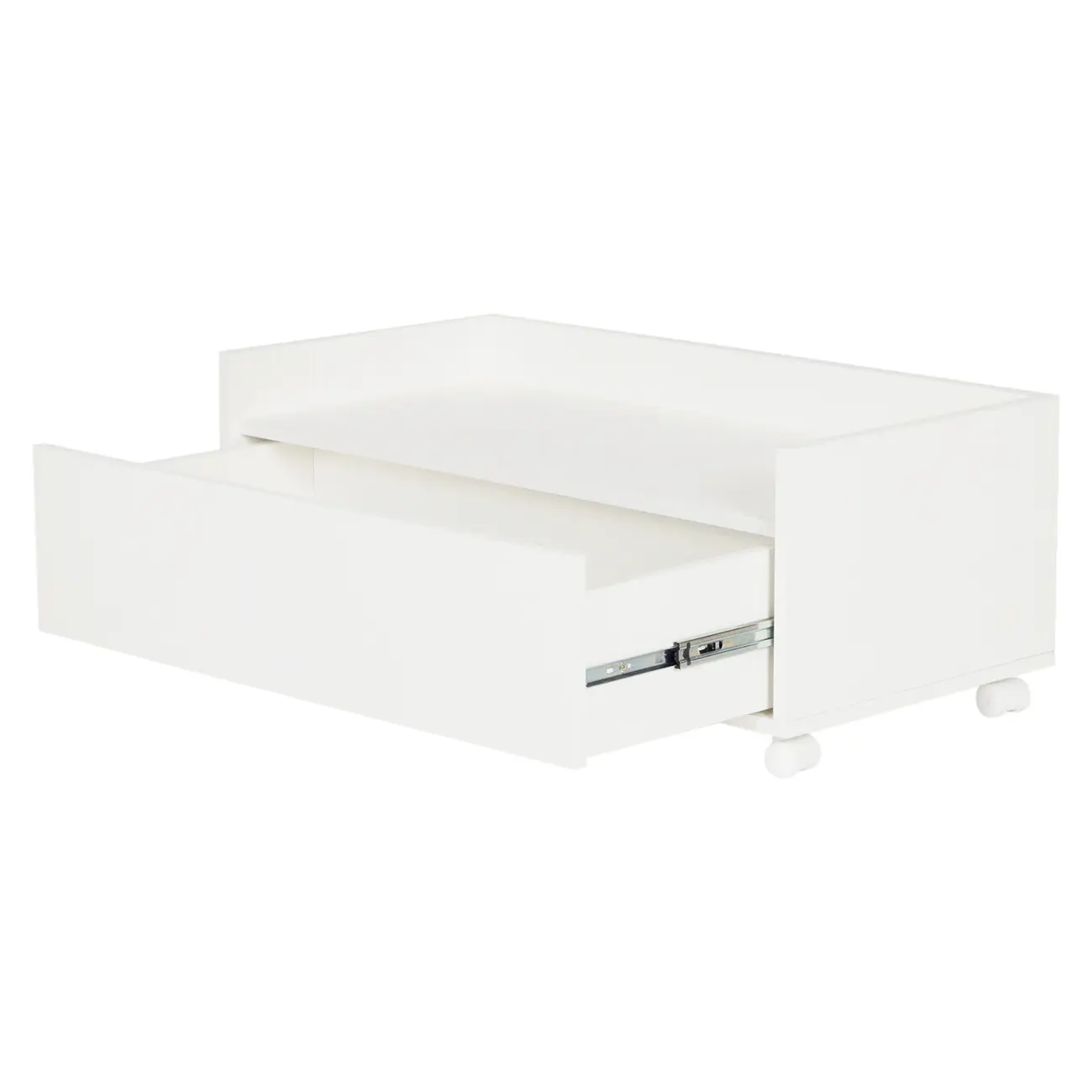 MÓDULO INFERIOR 1 GAVETA COM RODÍZIOS 80 CM HIDRIX - BRANCO - Foto 5
