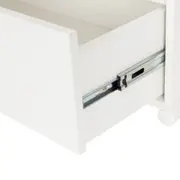 MÓDULO INFERIOR 1 GAVETA COM RODÍZIOS 80 CM HIDRIX - BRANCO - Foto 6