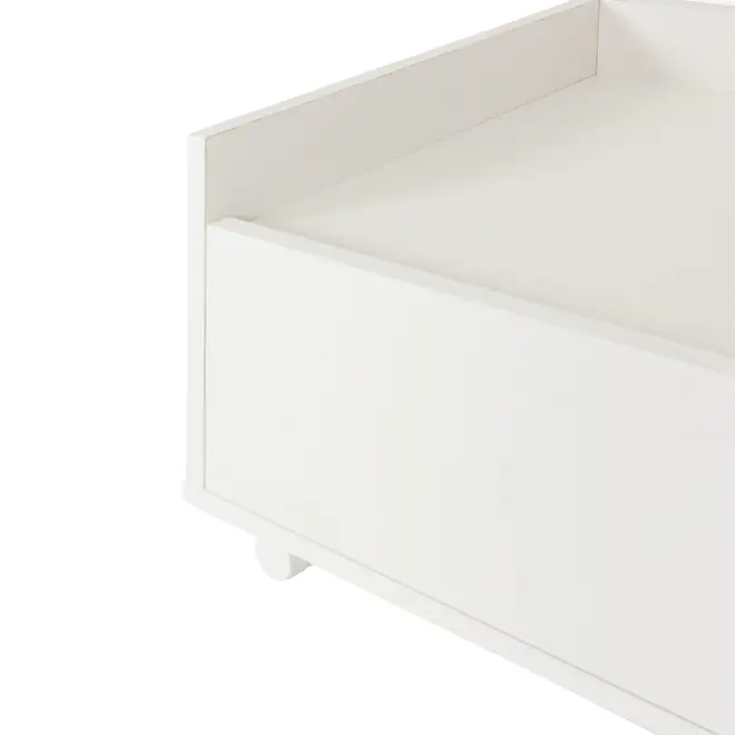 MÓDULO INFERIOR 1 GAVETA COM RODÍZIOS 80 CM HIDRIX - BRANCO - Foto 7