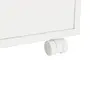 MÓDULO INFERIOR 1 GAVETA COM RODÍZIOS 80 CM HIDRIX - BRANCO - Foto 9