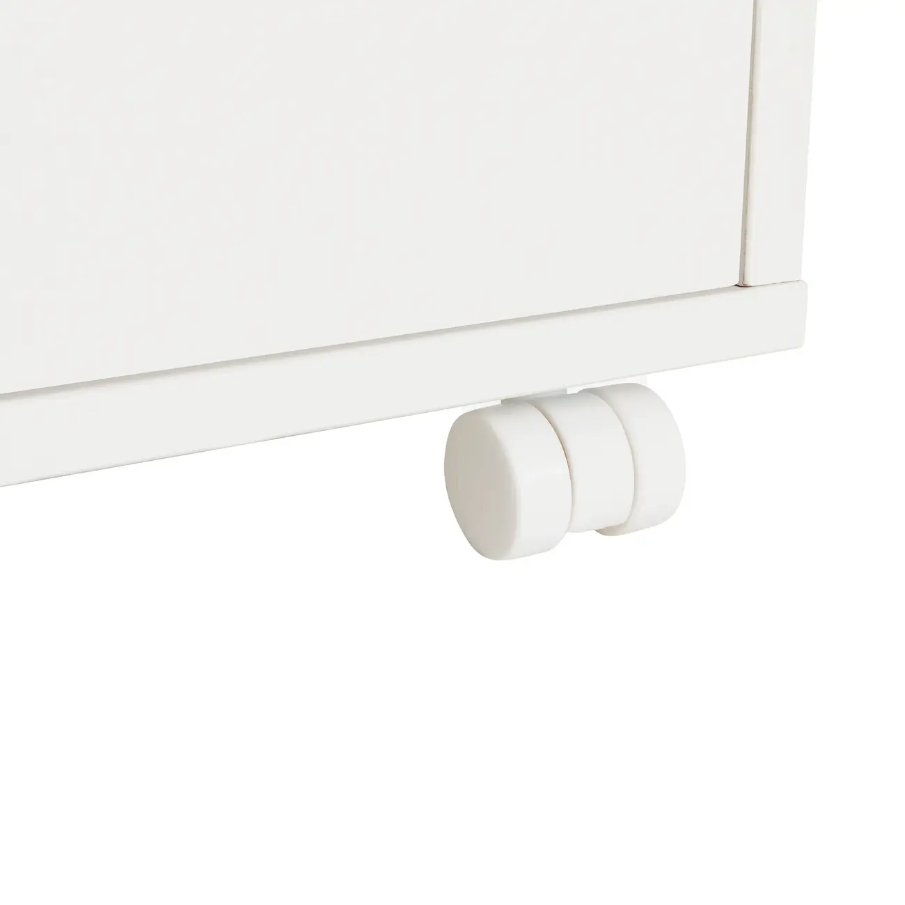MÓDULO INFERIOR 1 GAVETA COM RODÍZIOS 80 CM HIDRIX - BRANCO - Foto 9
