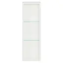 BRANCO/INCOLOR - NICHO SUPERIOR 2 PRATELEIRAS 72 CM X 22 CM HIDRIX