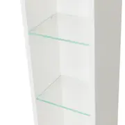 NICHO SUPERIOR 2 PRATELEIRAS 72 CM X 22 CM HIDRIX - BRANCO/INCOLOR - Foto 4