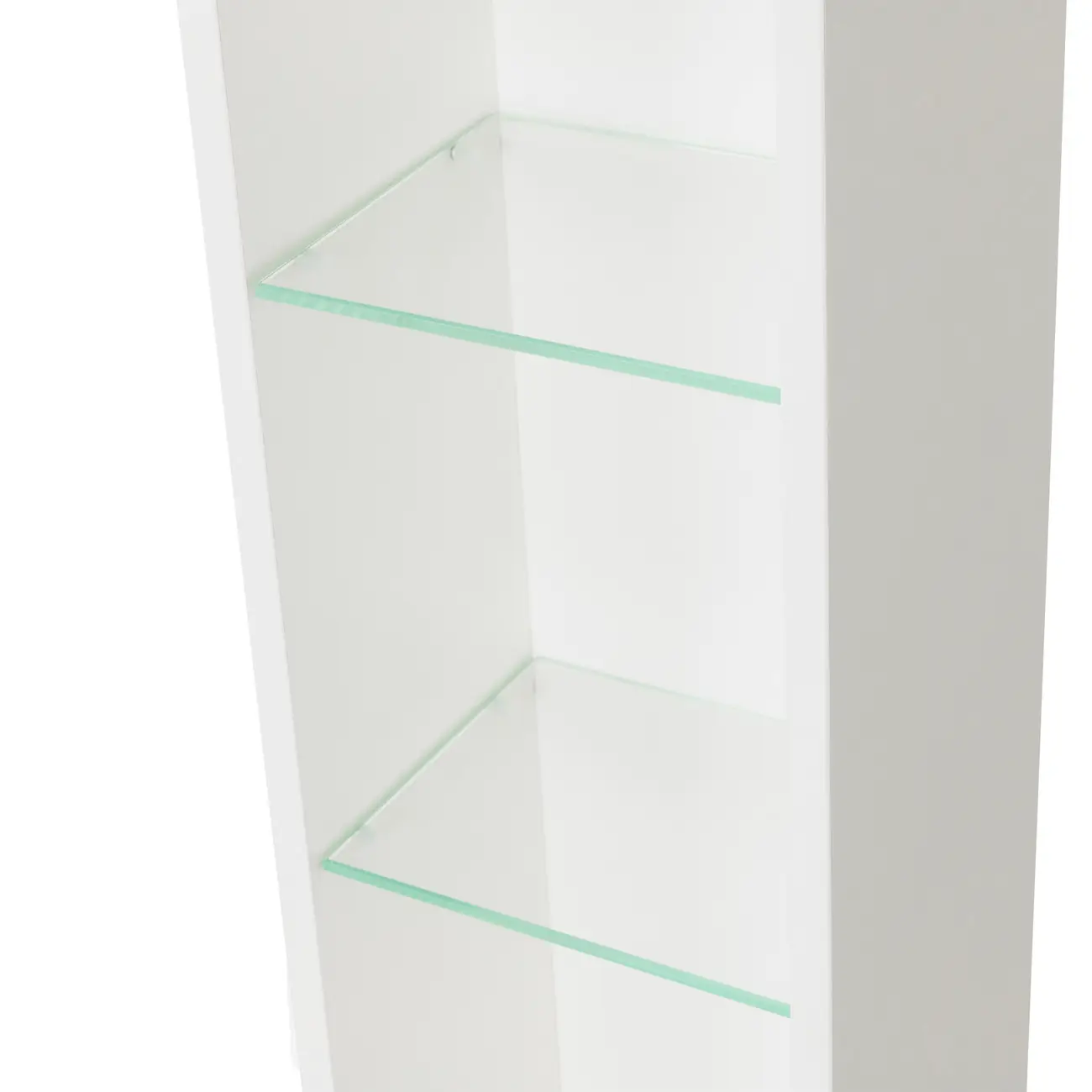 NICHO SUPERIOR 2 PRATELEIRAS 72 CM X 22 CM HIDRIX - BRANCO/INCOLOR - Foto 4