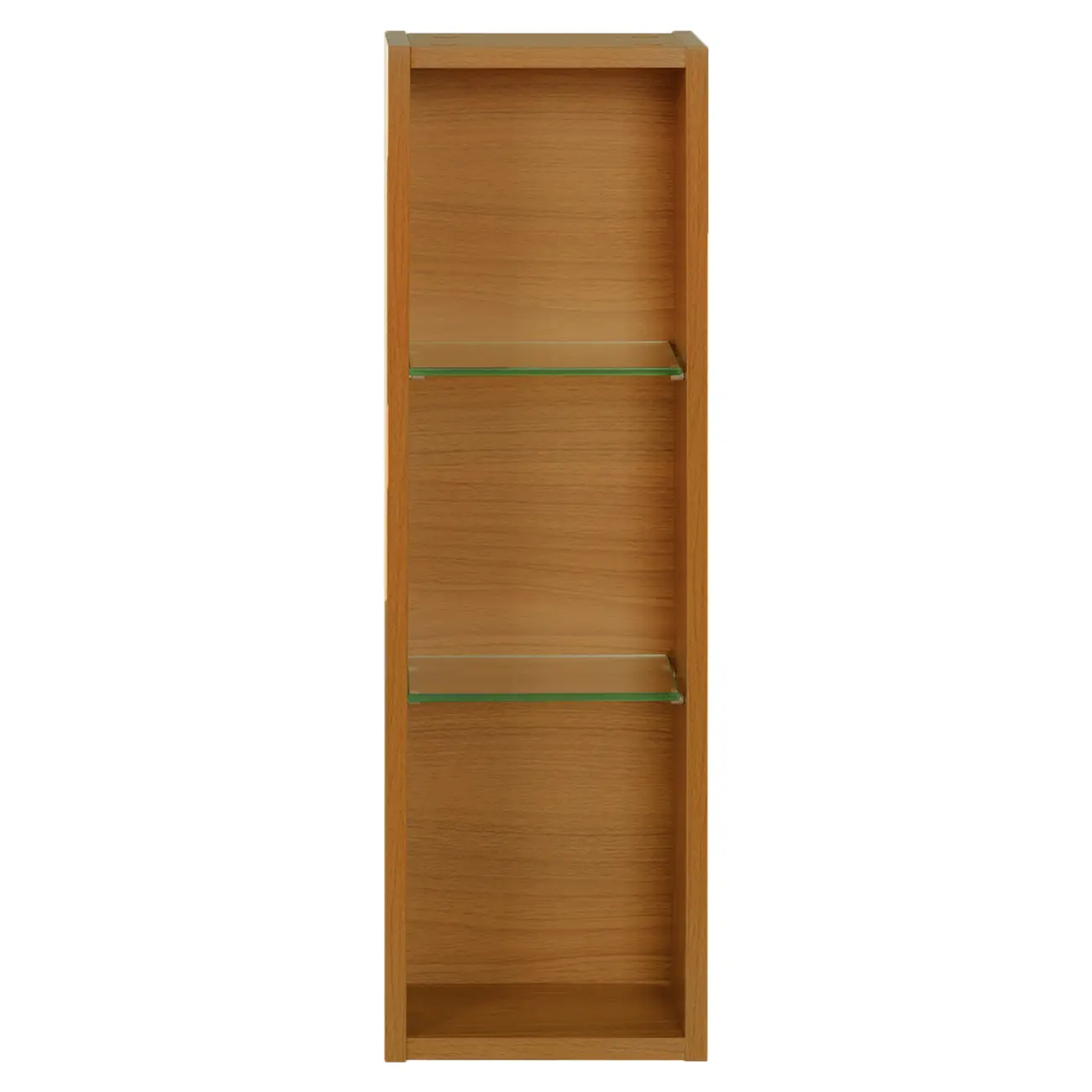 NICHO SUPERIOR 2 PRATELEIRAS 72 CM X 22 CM HIDRIX - FREIJÓ/INCOLOR - Foto 1