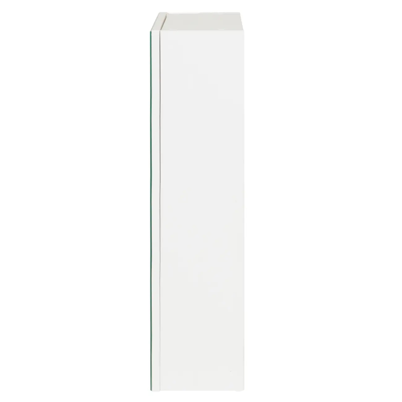ARMÁRIO COM ESPELHO 1 PORTA 58 CM X 72 CM HIDRIX - BRANCO/PRATA - Foto 4