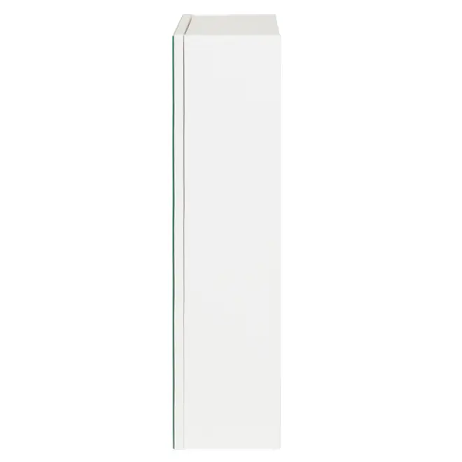 ARMÁRIO COM ESPELHO 1 PORTA 58 CM X 72 CM HIDRIX - BRANCO/PRATA - Foto 4