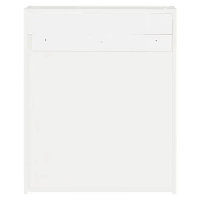 ARMÁRIO COM ESPELHO 1 PORTA 58 CM X 72 CM HIDRIX - BRANCO/PRATA - Foto 5