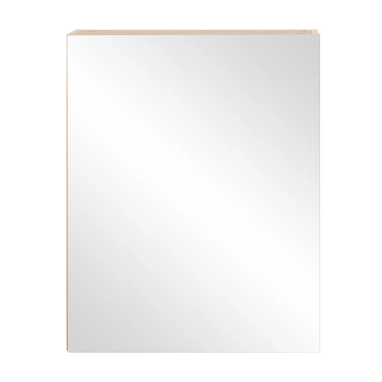 ARMÁRIO COM ESPELHO 1 PORTA 58 CM X 72 CM HIDRIX - FREIJÓ/PRATA - Foto 1