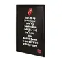 QUADRO ROCK HISTORY 75 CM X 55 CM - PRETO/PRETO - Foto 2
