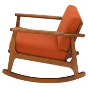 POLTRONA DE BALANÇO WIN - NOZES/TERRACOTA - Foto 3