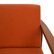 POLTRONA DE BALANÇO WIN - NOZES/TERRACOTA - Foto 4