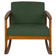 POLTRONA DE BALANÇO WIN - NOZES/ENGLISH GREEN - Foto 2