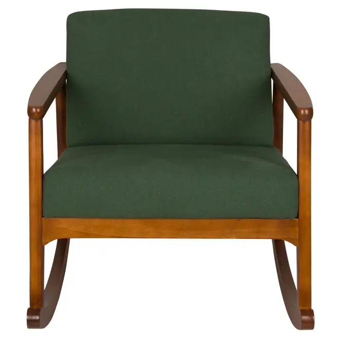 POLTRONA DE BALANÇO WIN - NOZES/ENGLISH GREEN - Foto 2