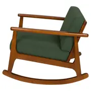 POLTRONA DE BALANÇO WIN - NOZES/ENGLISH GREEN - Foto 3