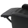 POLTRONA RECLINÁVEL ELÉTRICA BIVOLT GRISSOM - COURO PRETO - Foto 10
