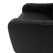 POLTRONA RECLINÁVEL ELÉTRICA BIVOLT GRISSOM - COURO PRETO - Foto 12