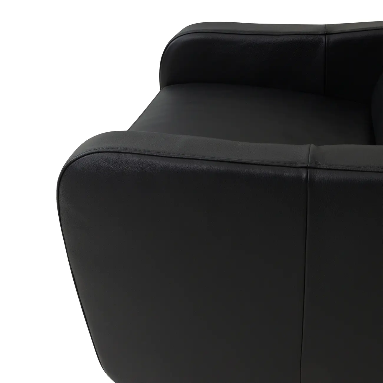 POLTRONA RECLINÁVEL ELÉTRICA BIVOLT GRISSOM - COURO PRETO - Foto 12