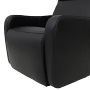 POLTRONA RECLINÁVEL ELÉTRICA BIVOLT GRISSOM - COURO PRETO - Foto 13
