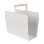 PORTA-REVISTAS FOLDING - BRANCO/PINUS NATURAL - Foto 1