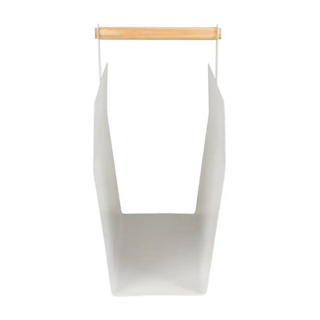 PORTA-REVISTAS FOLDING - BRANCO/PINUS NATURAL - Foto 3