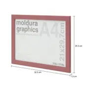 MOLDURA A4 21 CM X 29 CM GRAPHICS - RODONITA - Foto 4