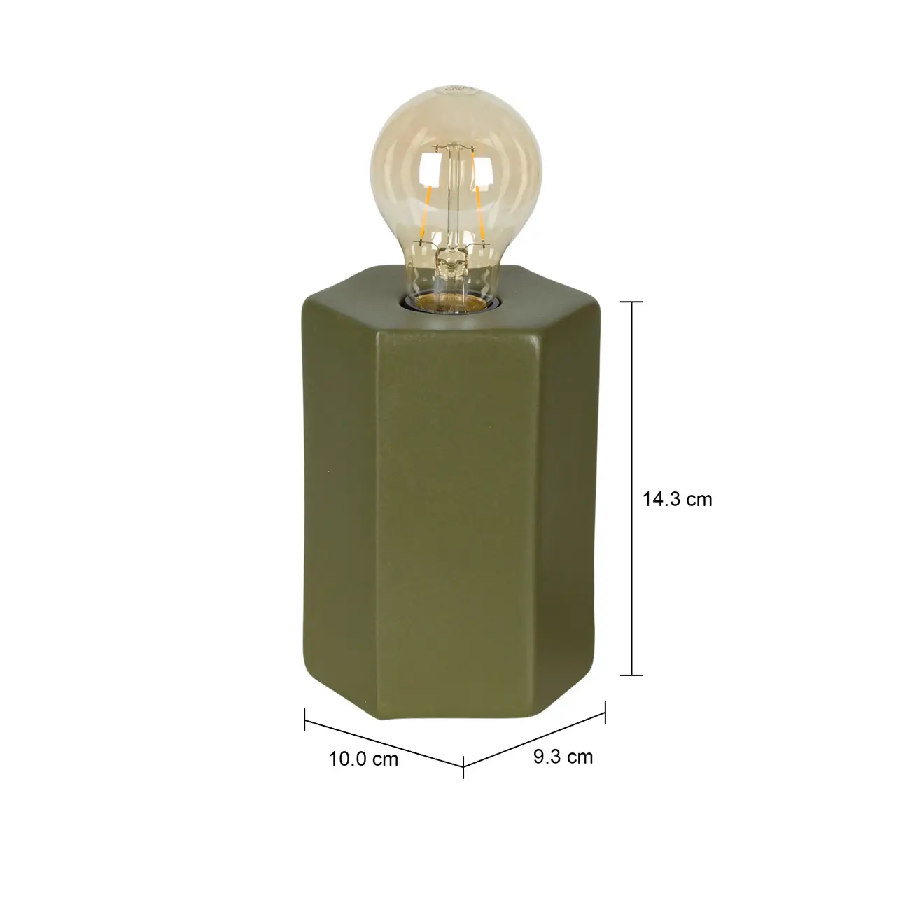 LUMINÁRIA DE MESA MODERN-HEX - MUSGO - Foto 5