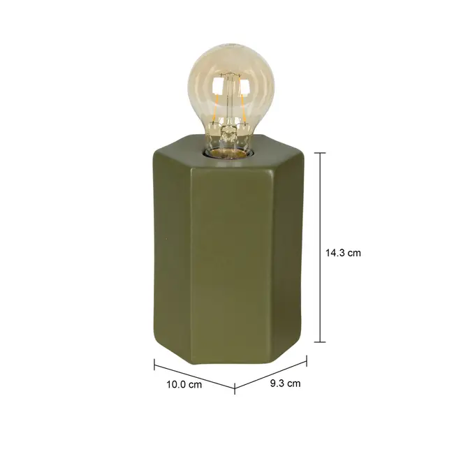 LUMINÁRIA DE MESA MODERN-HEX - MUSGO - Foto 5