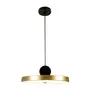 LUMINÁRIA DE TETO SATURN - PRETO/OURO - Foto 2